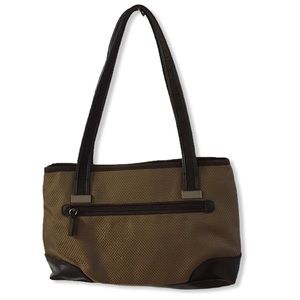 The Sak Brown Purse Bag Woven Double shoulder straps
